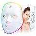 Aristorm Led Face Mask Light Therapy Red Light Therapy for Face 7 Colors LED Facial Skin Care Mask for Removal Wrinkle Anti Aging Anti-Acne with Face Gift for Women