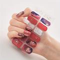 20 Colors High Quality Nail Wraps Full Cover Nail Stickers Colorful Decals For Nail Art