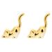 2 Pieces Cat Ring Holder Vanity Organizer Serving Tray Display Shelf Rings for Stand Ceramics