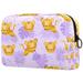 OWNTA Lovely Tigers & Leaves Pattern_Mesa De Trabajo 1 Pattern Makeup Pouch Travel Organizer | Nurse Makeup Bag | Women s Zipper Pouch - Lightweight Large Capacity Cosmetic Storage Bag