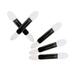 50pcs Dual Sided Eyeshadow Brush Eye Makeup Brush Double Sided Makeup Travel Make up Applicators for Face Eyeshadow Brush Kit Miss Double Head Sponge Stick White