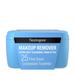 Neutrogena Makeup Remover Facial Cleansing Towelettes Daily Face Wipes Remove Dirt Oil Sweat Makeup & Waterproof Mascara Gentle Soap- & Alcohol-Free 100% Plant-Based Cloth 25 Ct