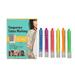 6pcs Hair Chalk Pens Set Washable Temporary DIY Multi Color Tattoo Hair Chalk Pens for Party Makeup