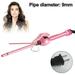 9mm Unisex Wand Hair Curler Small Barrel Skinny Hair Curling Iron Wand Professional Super Tourmaline Ceramic Barrel Small Slim Tongs for Short and Long Hair