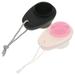 2 Pcs Face Scrub Skin Care Brush Facial Cleaning Deep Double Sided Cleansing The