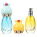 2 Pcs 20ml Japanese Kimono Doll Color Perfume Bottle Empty Refill Spray Portable Cute Small 2pcs Samples Bottles Little Vial Glass Plastic Travel