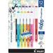 Pilot FriXion Fineliner Erasable Marker Pens Fine Point 0.7 mm Pack of 12 Assorted Colors