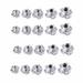 105pcs Four Prong Tee Nuts Zinc Plated 4 Pronged Tee Nuts Zinc Plated Carbon Steel Nuts M4 M5 M6 M8 M8 M10 Nuts Assortment Kit for Wood Climbing Furniture Furniture