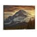 BCIIG 23 x34 Artwork Modern Framed Canvas Paintings Montana mountain winter landscape at Lone Peak Big Sky Wall Art Prints Posters Picture for Wall Decoration Home Office Living Room Gift20x16 inch