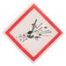 Explosive Warning Sign Sticker Safety Label Sign Sticker Explosive Danger Warning Sign Decal