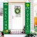 npkgvia St Patricks Day Decorations Home Decor Couplets Decorated Curtain Banners Decorated Porches Hung Welcome Signs For Family Holiday Parties St Patricks Day Accessories St Patricks Day Decor