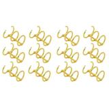 12 Pcs Binder Clips Notebook Binder Rings DIY Binder Rings 3-rings Binder Rings Metal Binder Loose Leaf Iron