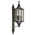 Fine Art Handcrafted Lighting 900281 Bristol 3 Light 41 Tall Wall Sconce - Black