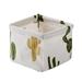 Storage Basket Linen Boxes Organizer Cotton Cosmetics Bin Desktop File Stationery Bins Foldable