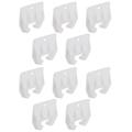 10 Pcs Night Stand Vanity Table Guide Rail for Drawer Nightstand White Track Guides Parts Furniture