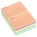 18 Colorful Memo Pads Fluorescent Sticky Notes for Office School Home