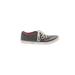 Vans Sneakers: Gray Print Shoes - Women's Size 11 - Almond Toe