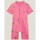 Accessorize Little Girl's Girls Banana Sunsuit Pink, Size: 3-6 yrs