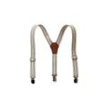 Slowmoose Adjustable Suspenders, Wedding Ties - Braces Beige