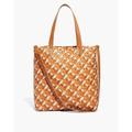 Madewell Bags | Madewell The Medium Transport Tote: Woven Leather Edition Nwt | Color: Cream/Tan | Size: Os
