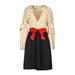 Gucci Dresses | Gucci Silk Wool Cream Dress With Red Bow Accent And Ruffle Detail | Color: Cream | Size: S