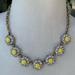 J. Crew Jewelry | J. Crew Retired Rhinestone Statement Necklace | Color: Gold/Yellow | Size: Os