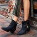 Free People Shoes | Free People Bellville Black Ankle Boot | Color: Black | Size: 8