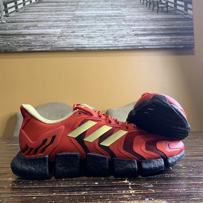 Nike Shoes | Adidas Climacool Vento Running Shoes G58766 Core Scarlet Gold Mens Size 9 | Color: Gold | Size: 9