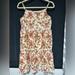 American Eagle Outfitters Dresses | American Eagle Floral Embroidered Babydoll Dress New Mini New Size M | Color: Red/Tan | Size: M