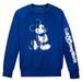 Disney Shirts | Disney Parks Wishes Come True Blue Pullover Sweatshirt Mickey Mouse Medium | Color: Blue | Size: M