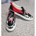 Disney Shoes | Disney - Minnie Mouse - Slip On Shoes / Sneaker - Women's Us Size 8.5 | Color: Black/Red | Size: 8.5