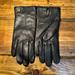 Coach Accessories | Coach Leather And Cashmere Gloves | Color: Black | Size: Os
