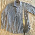 Burberry Shirts | Burberry Men's Long Sleeve Shirt - Size 42 (L) 16 1/2 | Color: Blue/White | Size: L