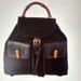 Gucci Bags | Gucci Bamboo Black Suede & Leather Backpack | Color: Black | Size: Os