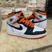 Nike Shoes | Jordan 1 Retro High Electro Orange / Shattered Backboard 4.0 Mens Sz 6 Women 7.5 | Color: Black/White | Size: 6