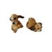 Disney Accents | Hagen Renaker Disney Ruffles And Fluffy Dog Figurine | Color: Tan | Size: Os