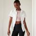 Athleta Jackets & Coats | Athleta Advantage Cinch Tee | Color: White | Size: M