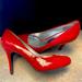 Jessica Simpson Shoes | Jessica Simpson Lady In Red Heels Size 8.5 | Color: Red | Size: 8.5