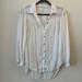 American Eagle Outfitters Tops | American Eagle White Swiss Dot Vintage Boyfriend Button Up Shirt | Color: White | Size: S