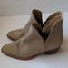 Free People Shoes | Free People Charm Double V Ankle Boots Tan Suede Size 37/7 | Color: Tan | Size: 7