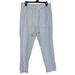 Anthropologie Pants & Jumpsuits | Anthropologie Seashore Striped Linen Pants Womens Size Small Blue White Crop Euc | Color: Blue/White | Size: S
