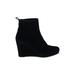 Dolce Vita Ankle Boots: Black Print Shoes - Women's Size 8 1/2 - Round Toe