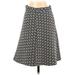 Zara Casual Midi Skirt Calf Length: Gray Bottoms - Women's Size Small