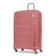 American Tourister Stratum 2.0 Expandable Hardside Luggage with Spinner Wheels, Soft Coral, 28-Inch Checked-Large, Stratum 2.0 Expandable Hardside Luggage with Spinner Wheels