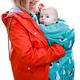 BundleBean - Babywearing All-Weather Waterproof Sling and Baby Carrier Cover (Seagulls) - Rain Cover with Fleece Lining, Universal Fit, Fits Front & Back Carriers, Protection from Rain & Wind