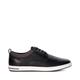 Dune Mens Travels Lace Up Trainers Size UK 10 Flat Heel Black
