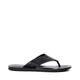 Dune Mens FREDOS Leather Toe Post Sandals Size UK 9 Flat Heel Casual Sandals