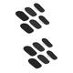 FRCOLOR 6 Pairs of Inner Height Increasing Insole Increase Insoles Shoe Lifts Heel Inserts on Orthopaedic Insoles Outsoles Soft Half Pad Silica Gel Man Advanced