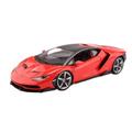 EEASSA car model car decoration 1:18 simulation alloy car model car model sports car model toy model ornaments metal model with openable doors (Color : Orange red)