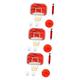 Abaodam 3 Sets Children's Basketball Stand Toys Basketball Hoop Mini Children Basketball Kids Basketball Hoop Basketball Hoop for Kids Basketball Kit Game Toy Plastic Indoor Baby Ball Rack
